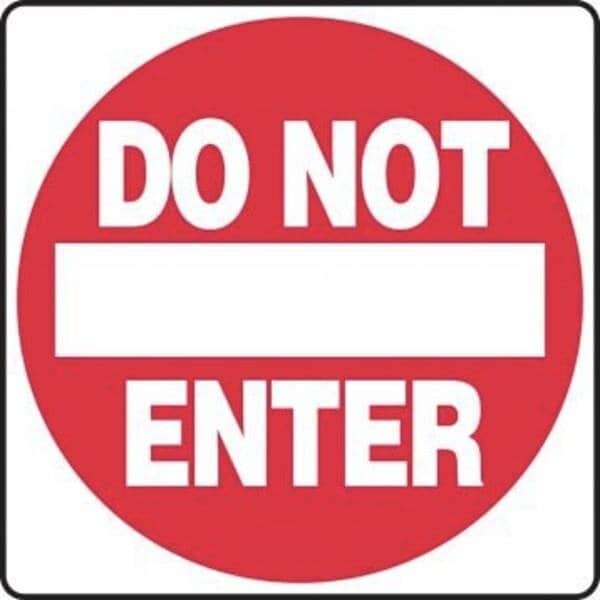 Accuform SAFETY SIGN DO NOT ENTER 18 X 18 MVHR482XT MVHR482XT - main